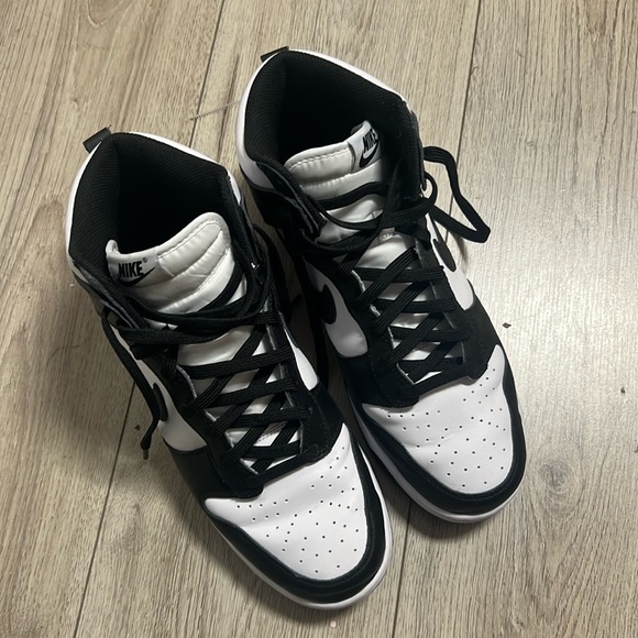 Nike Dunk High Black White Men's Size 10 - Picture 3 of 12